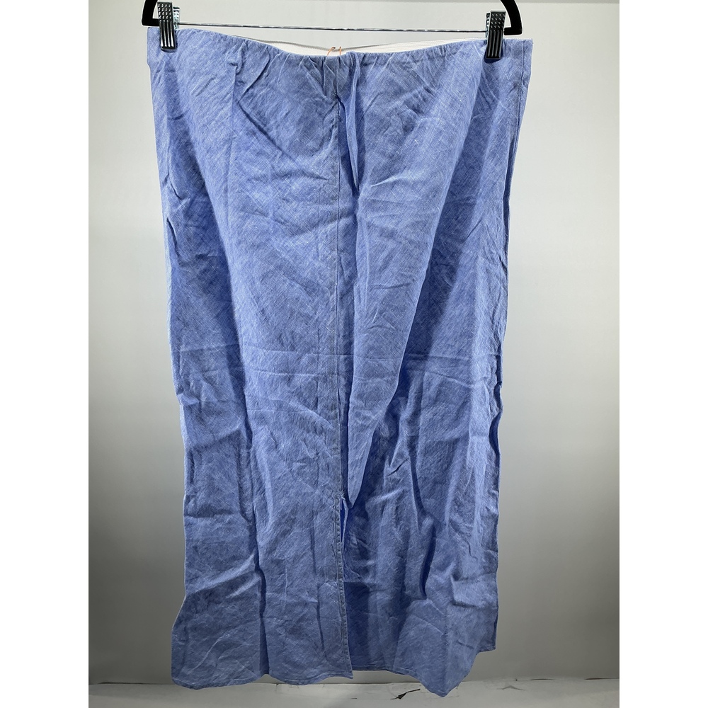 100% European Linen Midi Slip Skirt - Picture 2 of 3